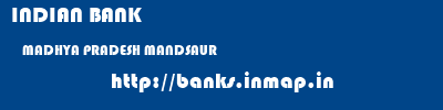 INDIAN BANK  MADHYA PRADESH MANDSAUR    banks information 